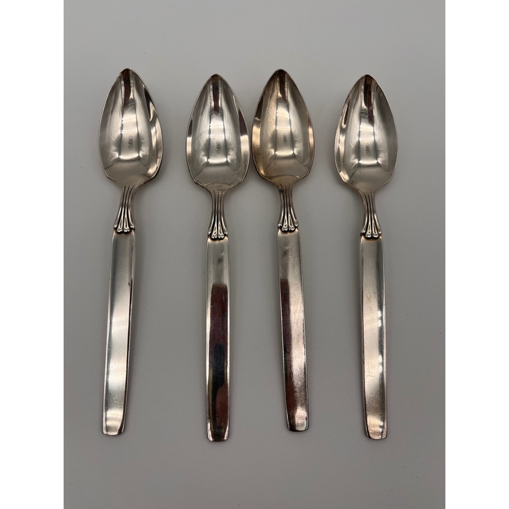 Community Plate Twilight Silverplate Teaspoons Set of 4 Mid Century Flatware